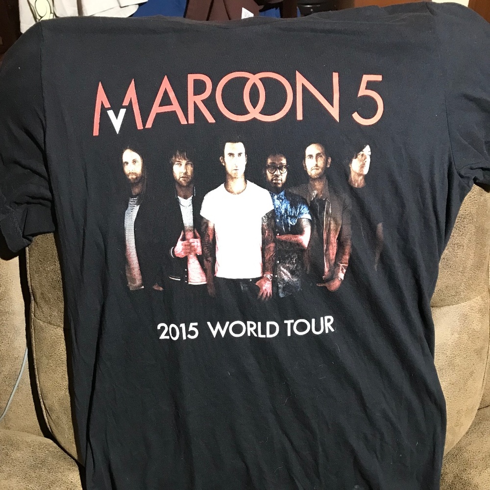 2015 World Tour Maroon 5 Concert Shirt